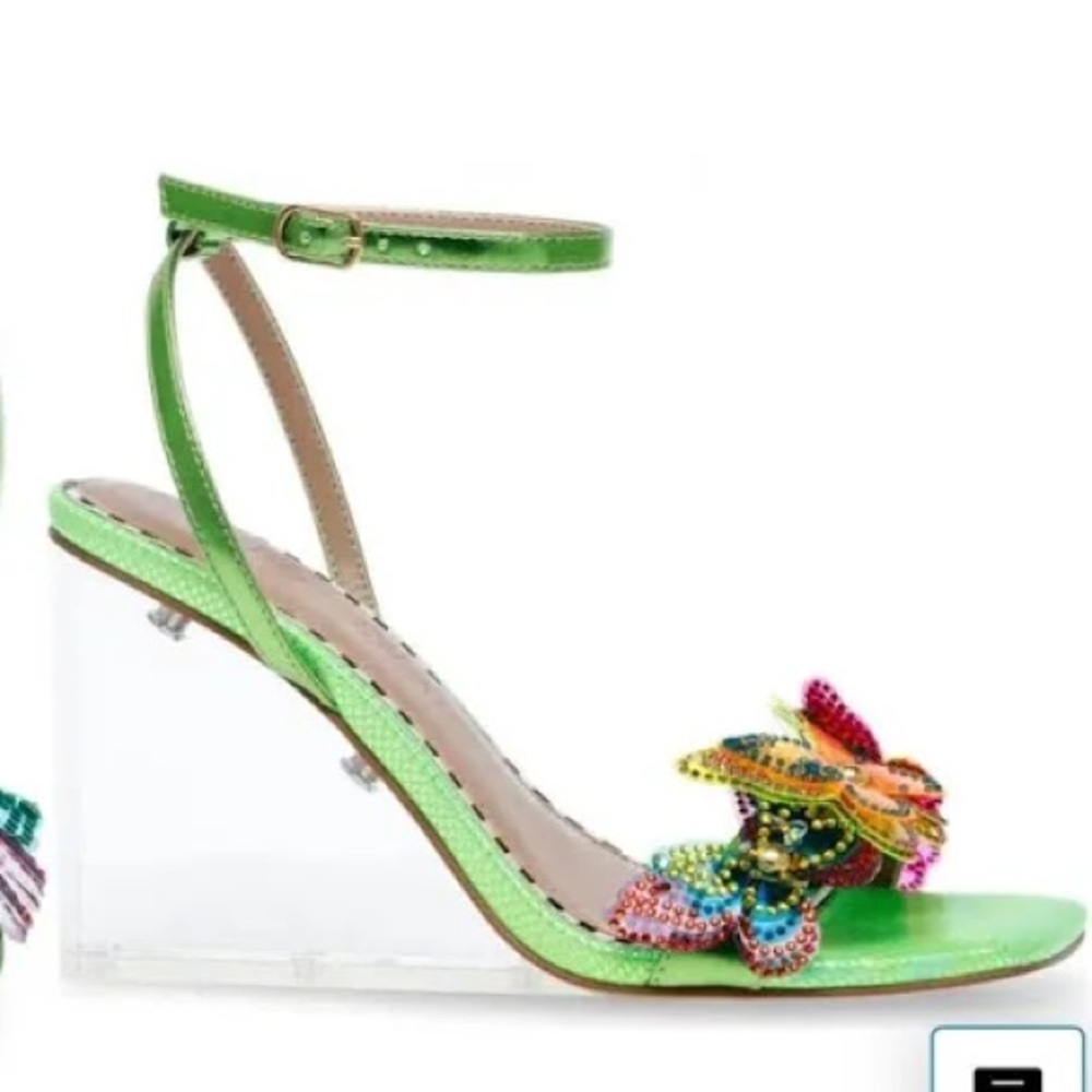 Betsey Johnson Lime Wedges with Colorful Accents
